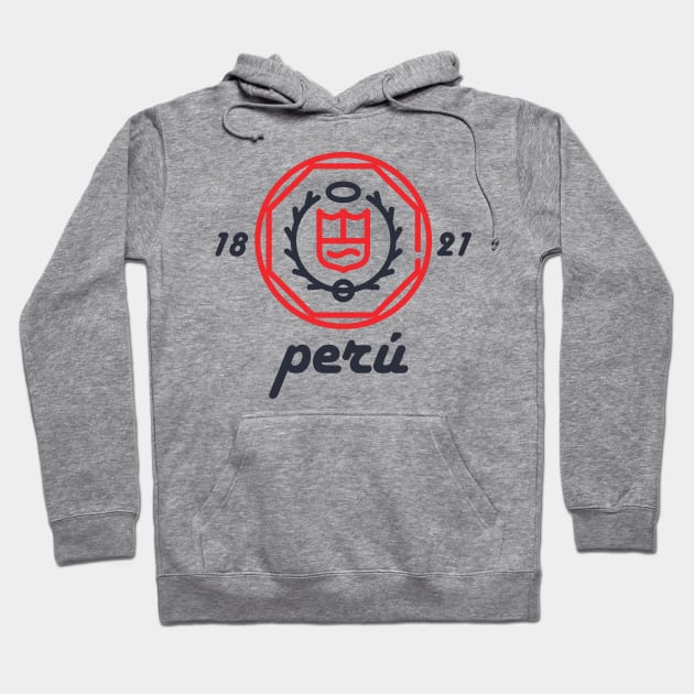 White Peruvian Shield Hoodie by By_Russso